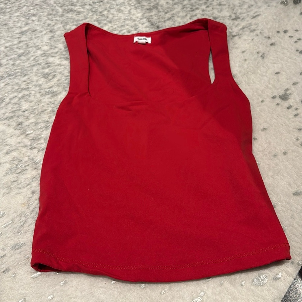 Garage square neck tank top